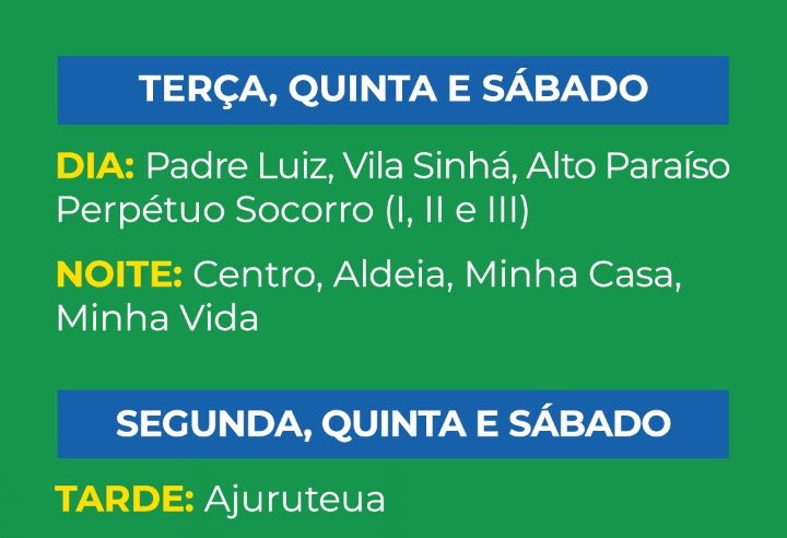 Calendário de Coleta de Lixo