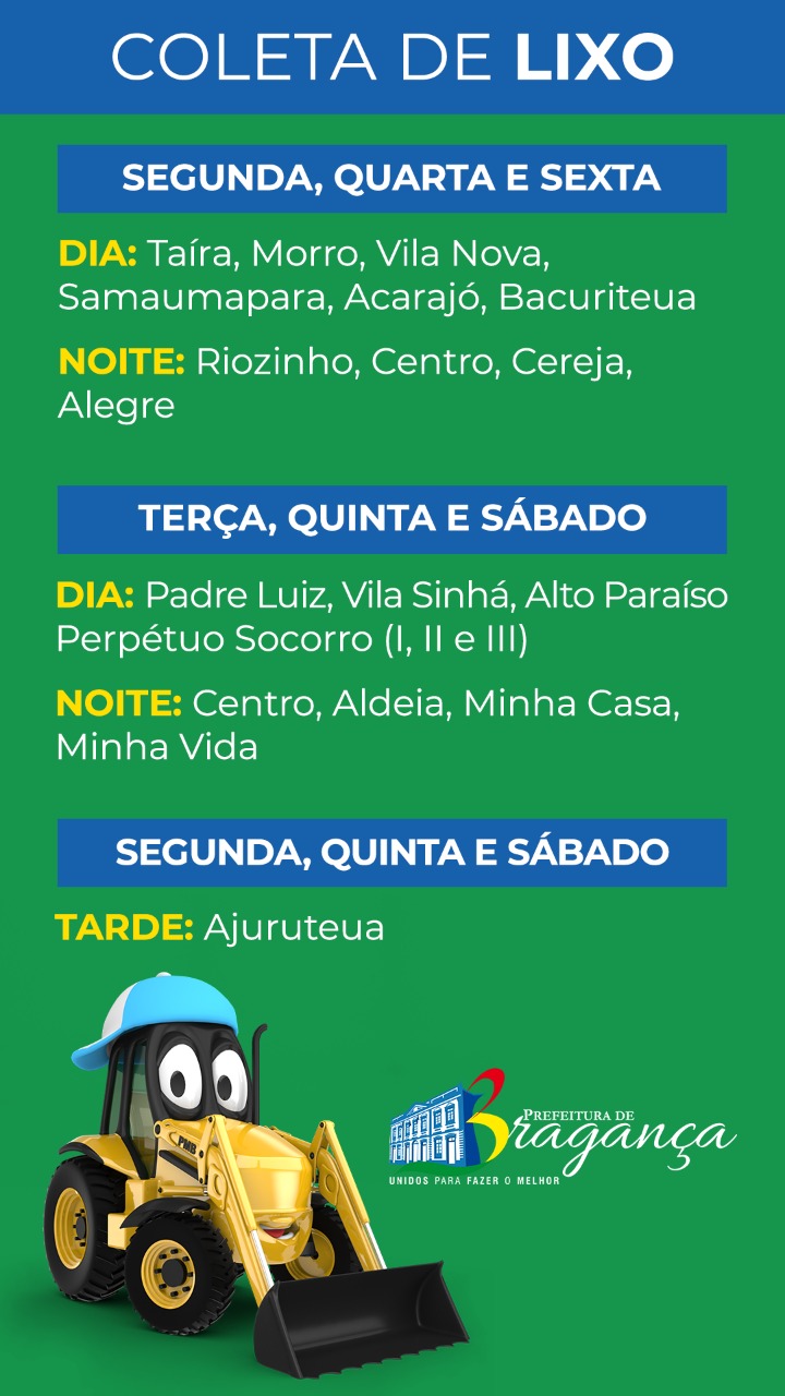 Calendário de Coleta de Lixo