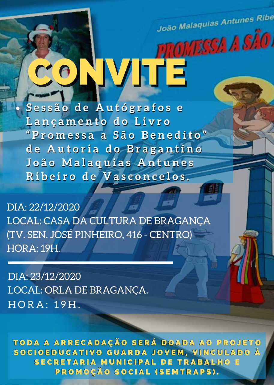 LANÇAMENTO DO LIVRO PROMESSA A SÃO BENEDITO