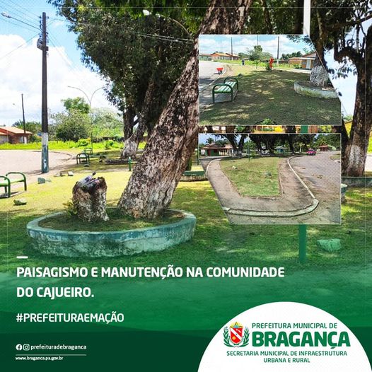 Paisagismo e Manutenção na comunidade do Cajueiro.