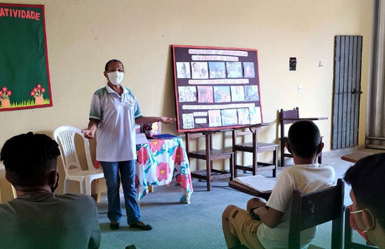 Semtraps Realiza Atividades Com Grupo De Adolescentes Do Serviço De Convivência E Fortalecimento De Vínculos Do Cras Caeté.
