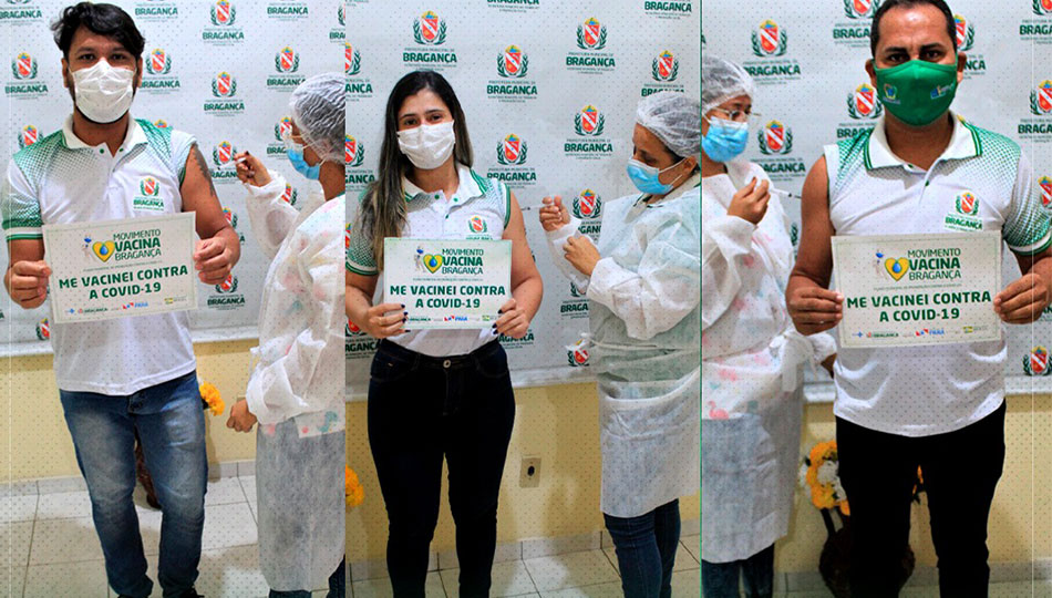 SEMTRAPS realiza a vacinação da primeira dose contra a covid-19 para servidores da rede suas.