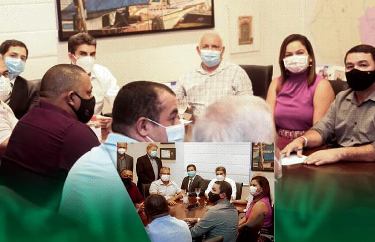 Governador Helder Barbalho recebeu o prefeito Raimundo Nonato e comitiva.