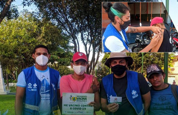 Imunização da população em situação de rua.