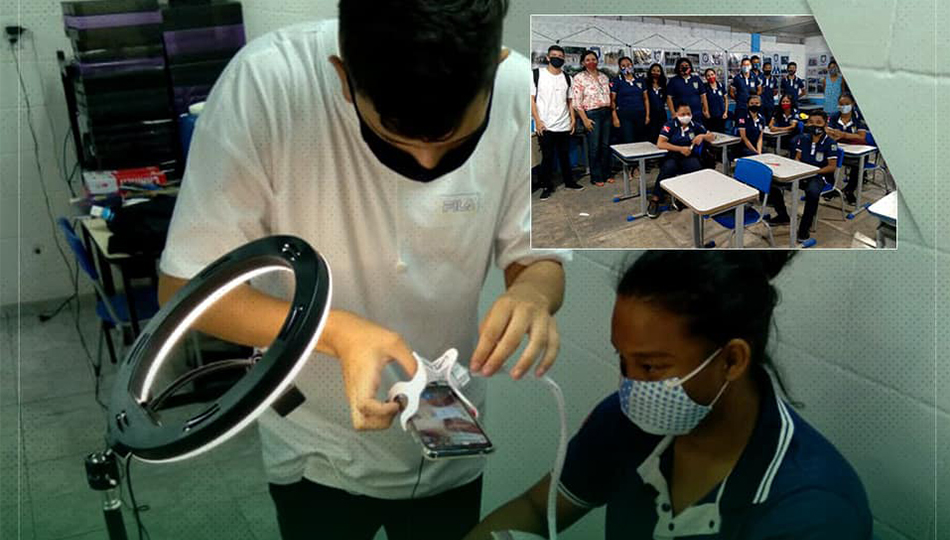 Curso de Mídias Digitais para alunos do Projeto Guarda Jovem.