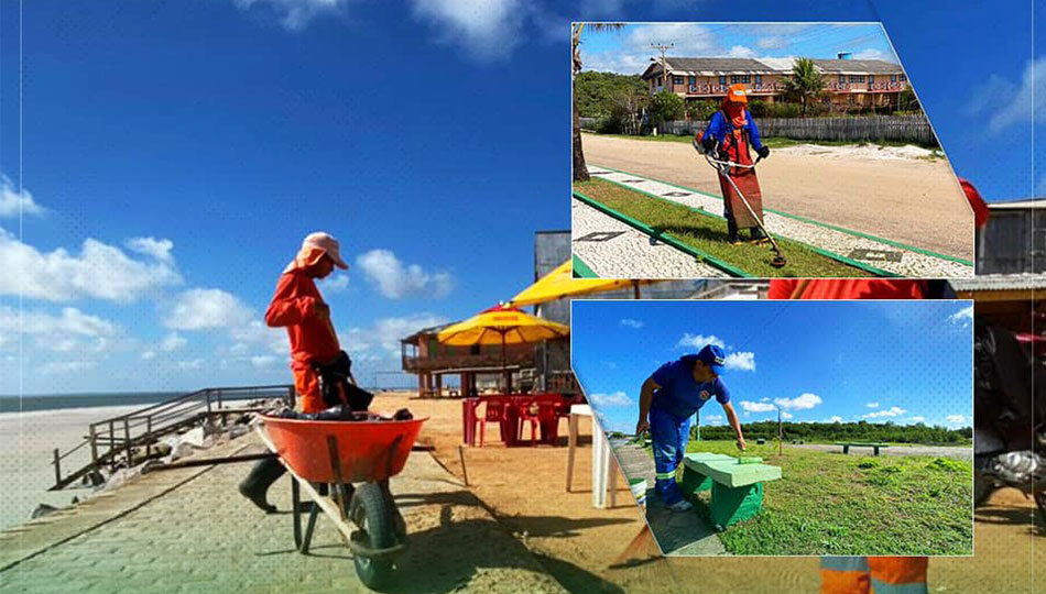 Operação Força Tarefa na praia de Ajuruteua.