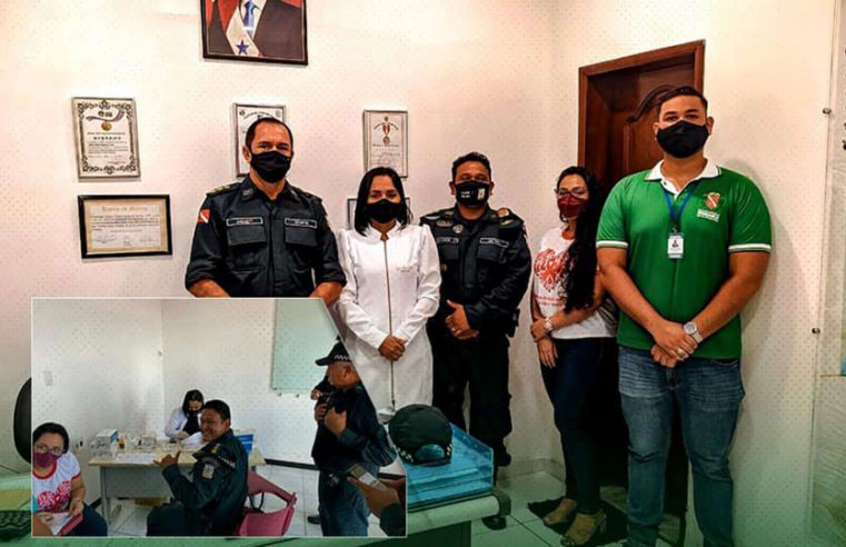 Testagem e orientações ara os Militares do 33° BPM Bragança.