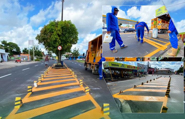 Pintura e sinalização da Travessa Vigário Mota.
