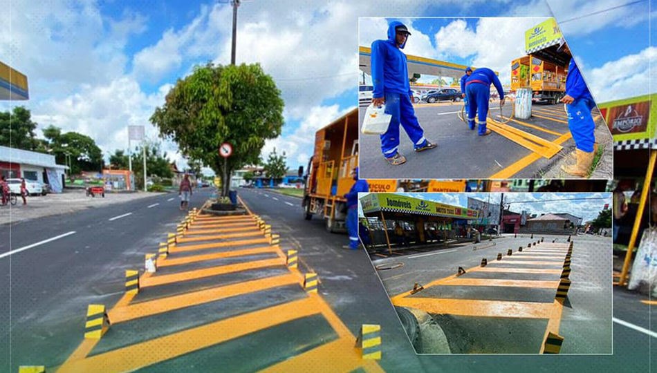 Pintura e sinalização da Travessa Vigário Mota.