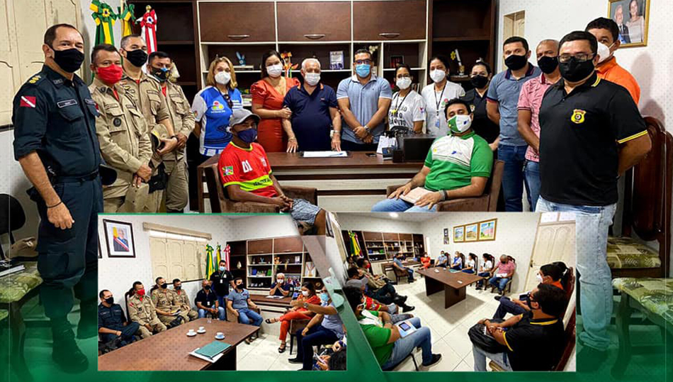 Prefeitura de Bragança reúne com órgãos de segurança do trânsito.