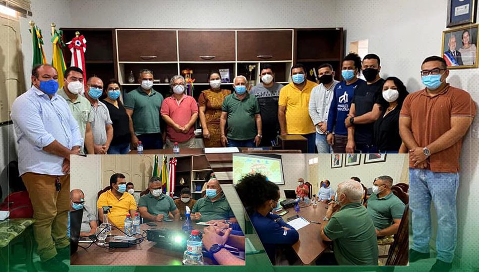 Reunião  com a Associação Sarambuí.