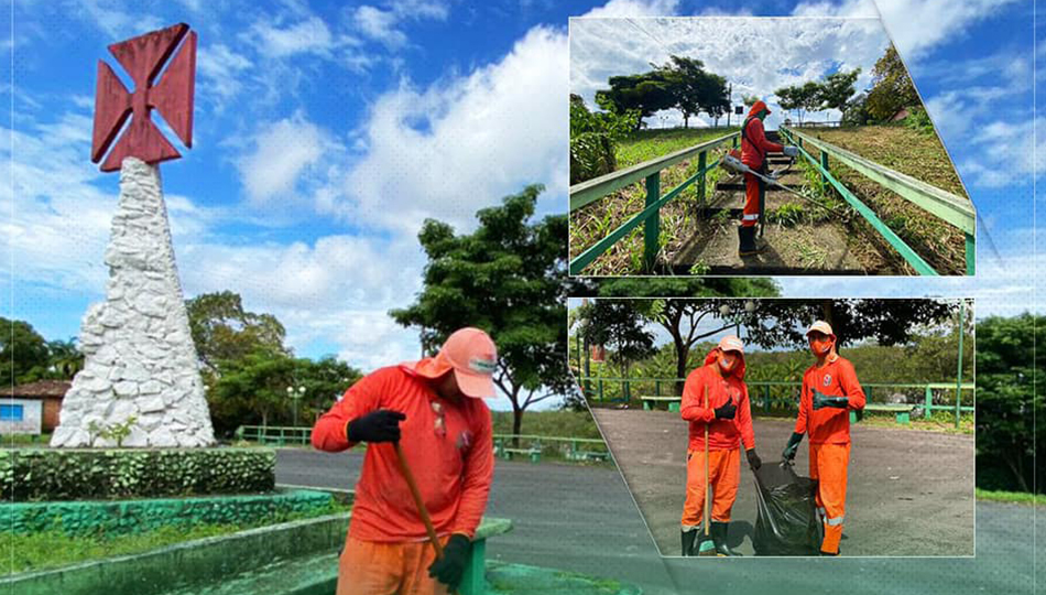 Trabalhos de limpeza na Vila Que Era.