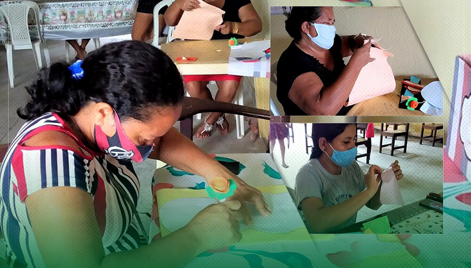 Oficina de customização de porta guardanapo.