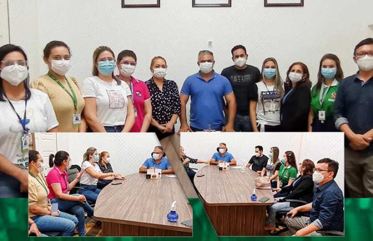 Reunião com a Coordenação Estadual da Saúde da Criança.