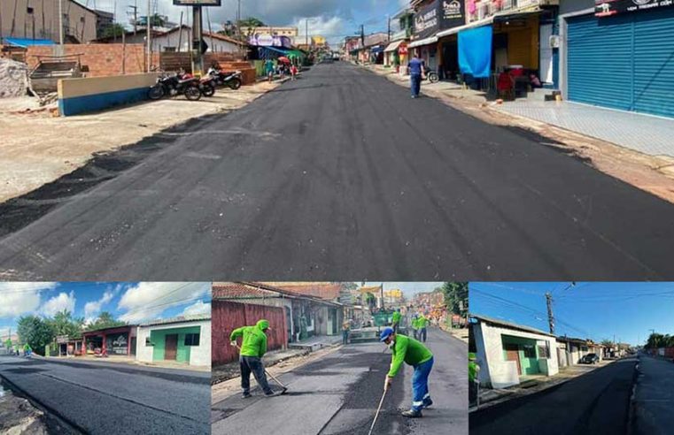 Recapeamento da avenida Cônego Clementino.