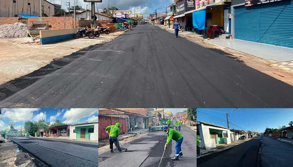 Recapeamento da avenida Cônego Clementino.
