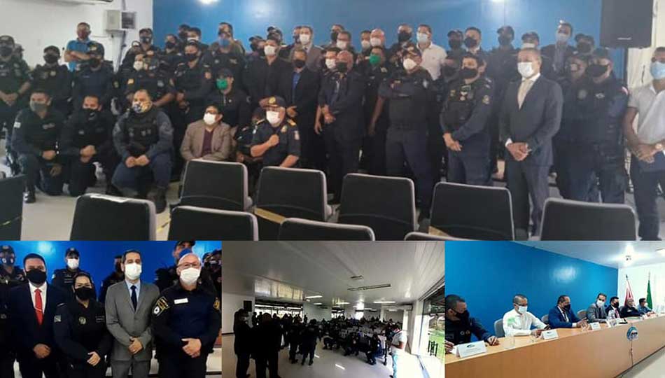 Reunião no Instituto de Ensino de Segurança do Pará.