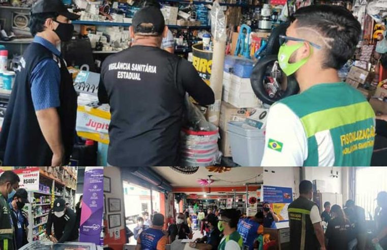 Fiscalização, em parceria com a Vigilância em Saúde do Estado.