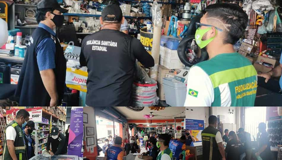 Fiscalização, em parceria com a Vigilância em Saúde do Estado.