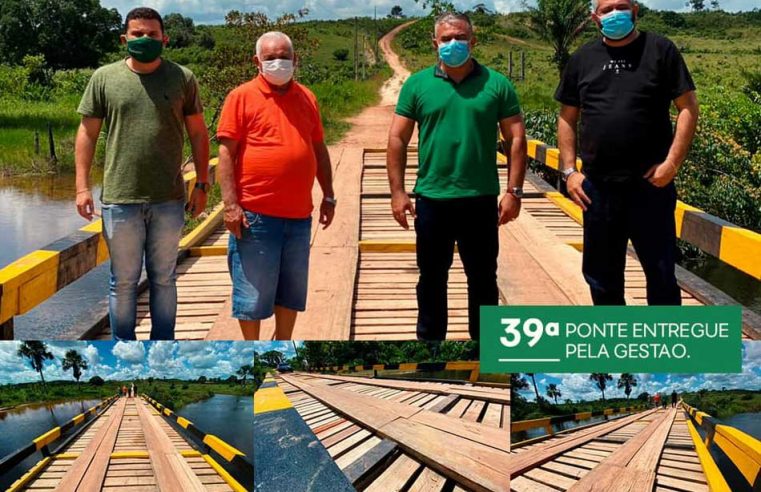 39ª ponte entregue pela gestão