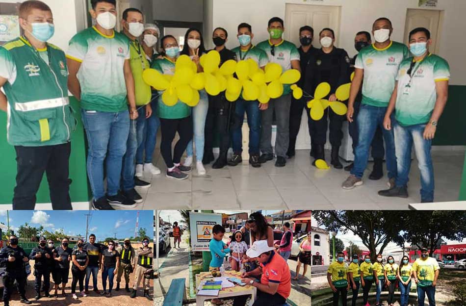Ação integrada na praia de Ajuruteua.