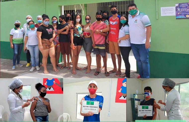 CRAS Ajuruteua realiza vacinação da primeira dose para adolescentes SCFV.