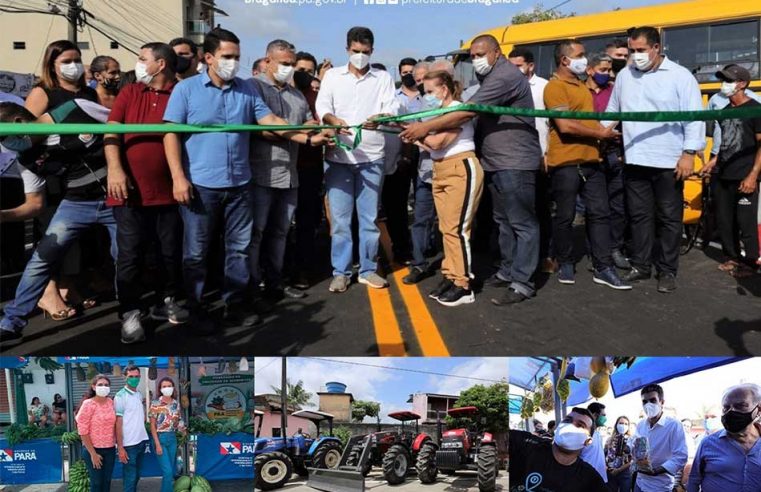 ENTREGAS DE BARRACAS PARA O PROJETO “FEIRA ITINERANTE” E “TRATORES AGRÍCOLAS”.
