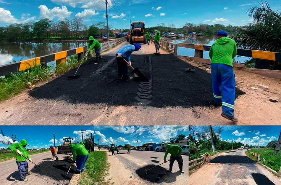 Operação tapa buraco.