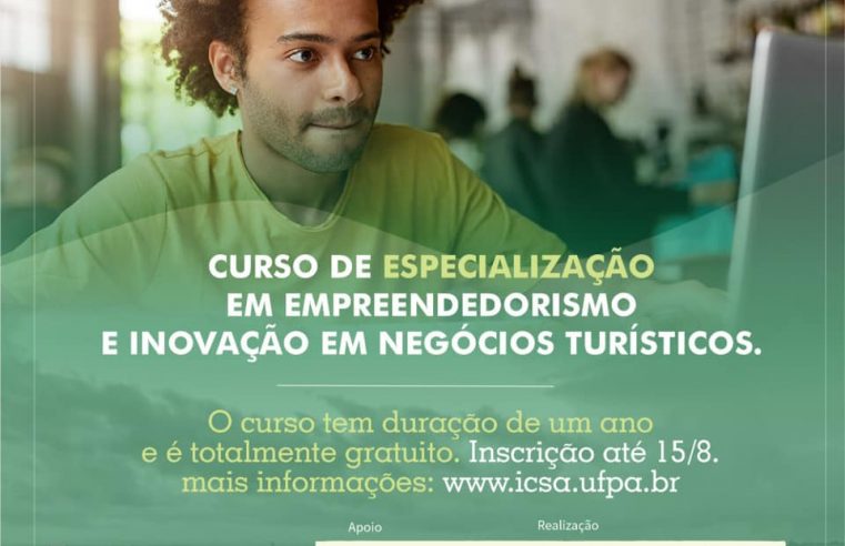 Especialização em Empreendedorismo e Inovação em Negócios Turísticos.