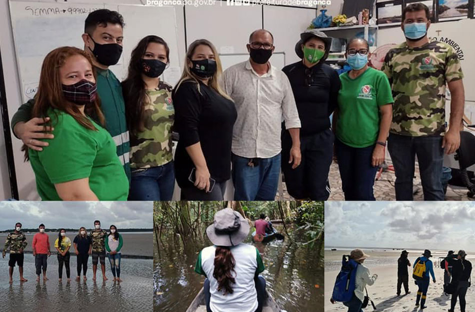 Levantamento de dados sobre a fauna e a flora na ilha Canela.