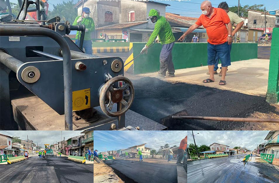 Prefeitura de Bragança concluiu a obra da nova ponte da avenida Polidório Coelho.