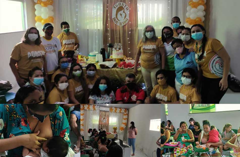 Dia D da campanha Agosto Dourado, na UBS Jiquiri.