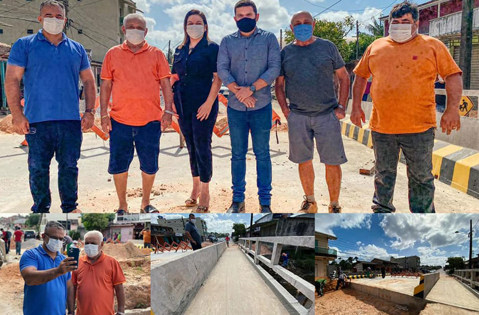 Nova ponte da avenida Polidório Coelho.