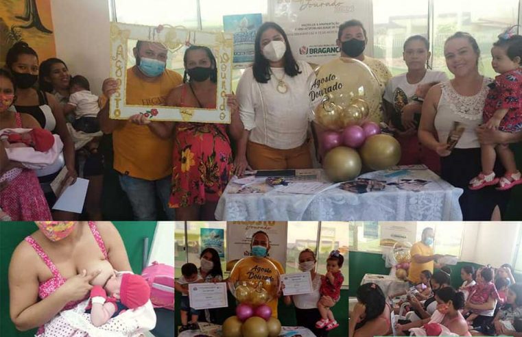 Campanha Agosto Dourado, na Unidade Básica de Saúde (UBS)/Acarpará