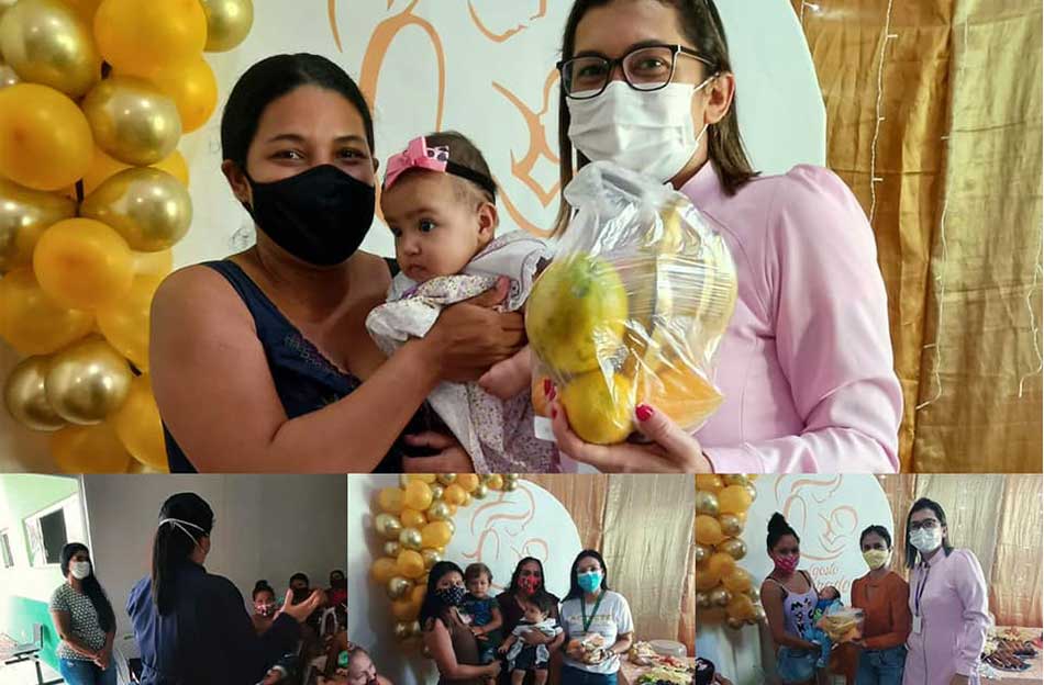 Campanha Agosto Dourado na UBS do Acarajó.