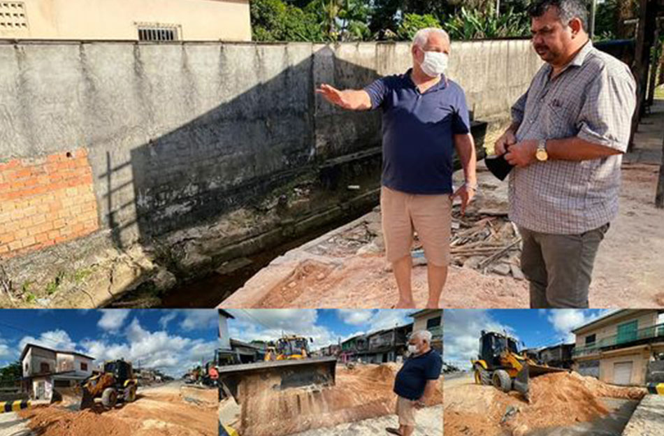 Prefeitura libera a passagem na nova ponte da Av. Polidório Coelho.