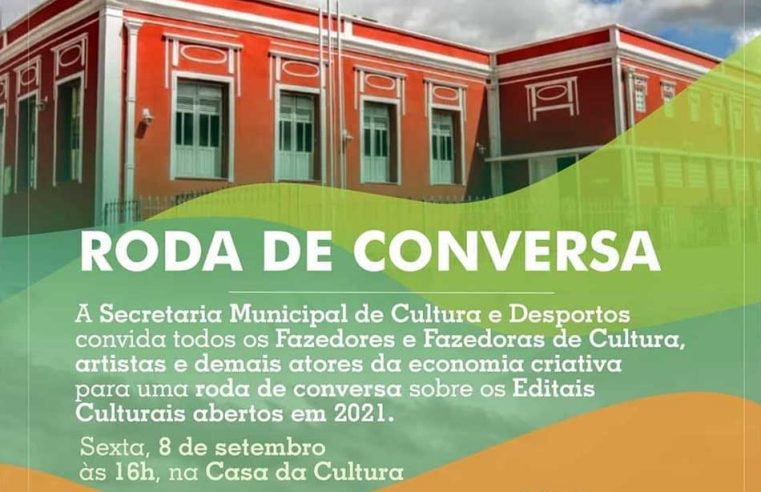 Roda de Conversa com fazedores de cultura.
