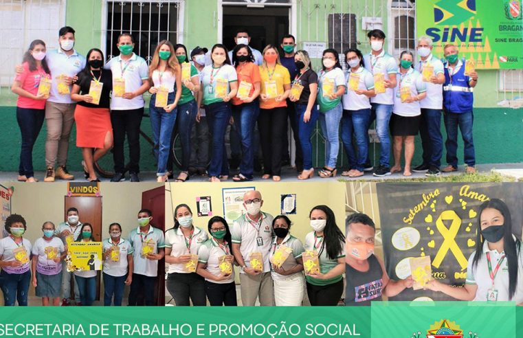AÇÃO ALUSIVA AO SETEMBRO AMARELO E PREVENÇÃO AO SUICÍDIO.