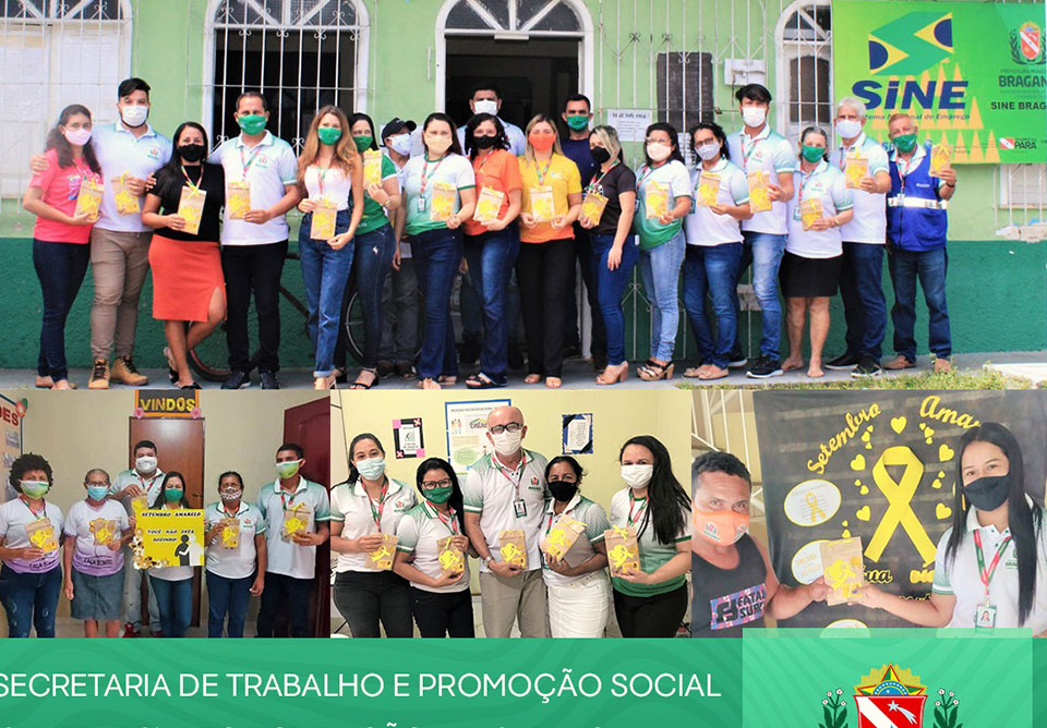 AÇÃO ALUSIVA AO SETEMBRO AMARELO E PREVENÇÃO AO SUICÍDIO.