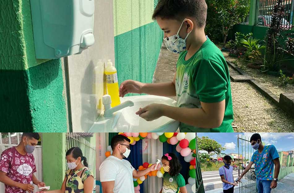 Retomada da atividades presencias.