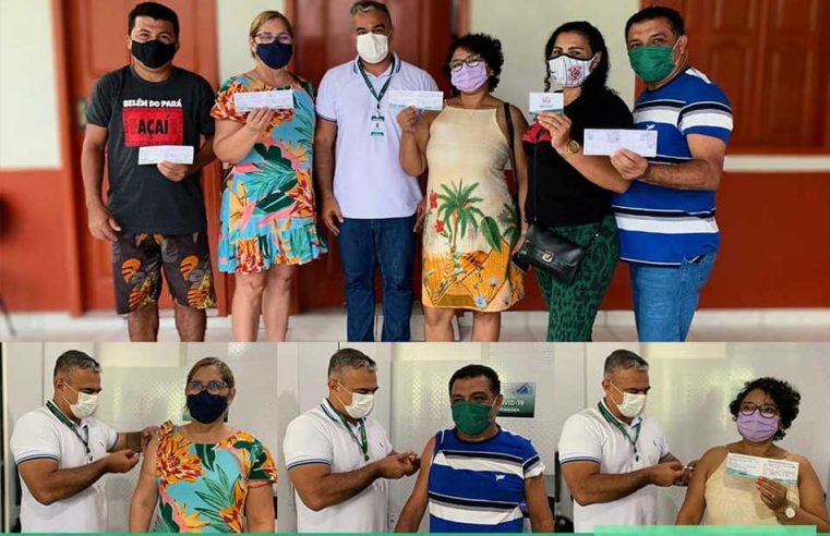 Aplicação da 2ª dose de vacina contra a Covid-19 para professores do SOME.