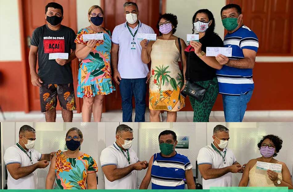 Aplicação da 2ª dose de vacina contra a Covid-19 para professores do SOME.