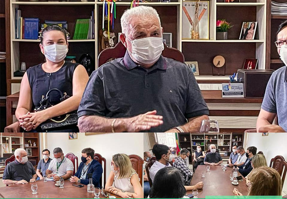 Bragança recebe visita de coordenadores da faculdade de medicina.