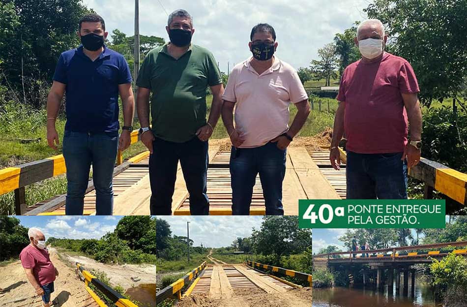 Quadragésima ponte entregue.