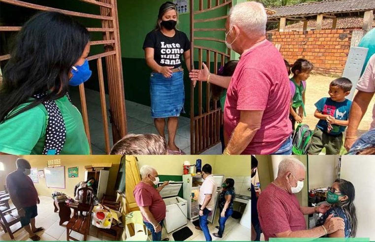 Visita a comunidade do Jarana.