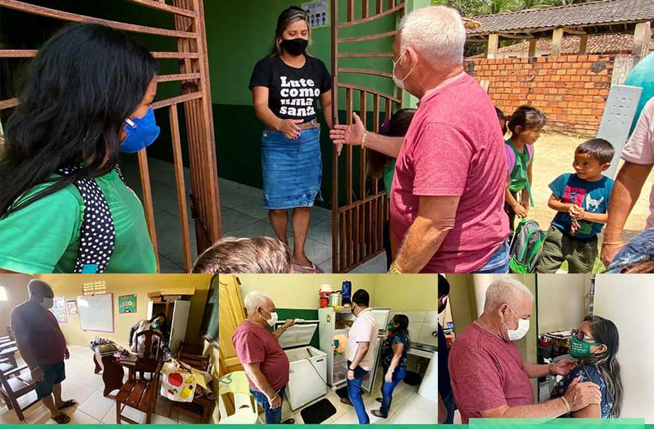 Visita a comunidade do Jarana.