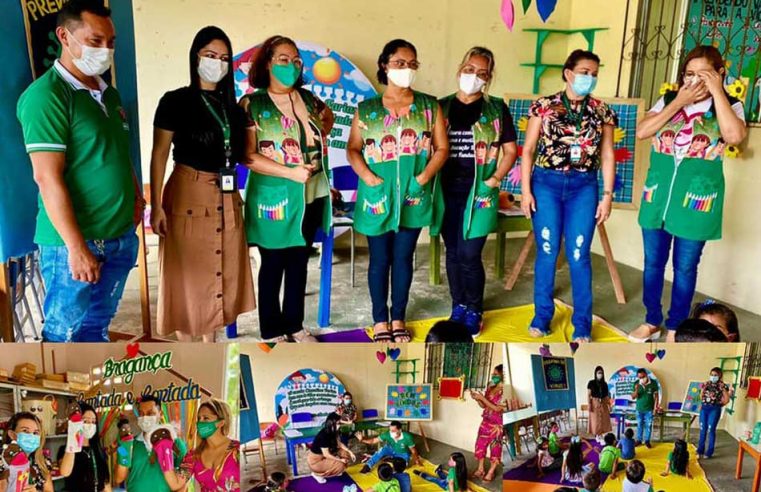 Ação do Programa Saúde na Escola.