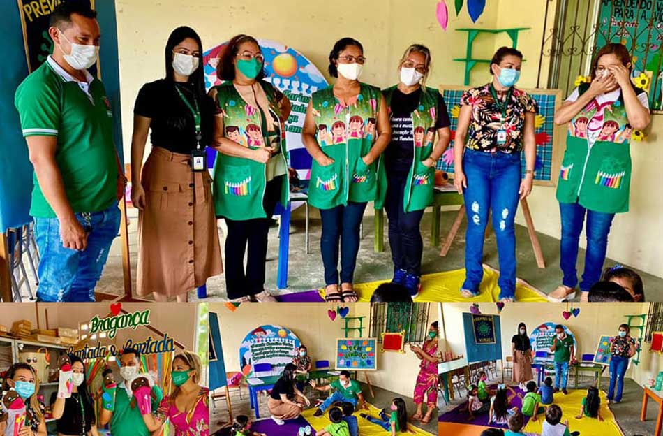 Ação do Programa Saúde na Escola.