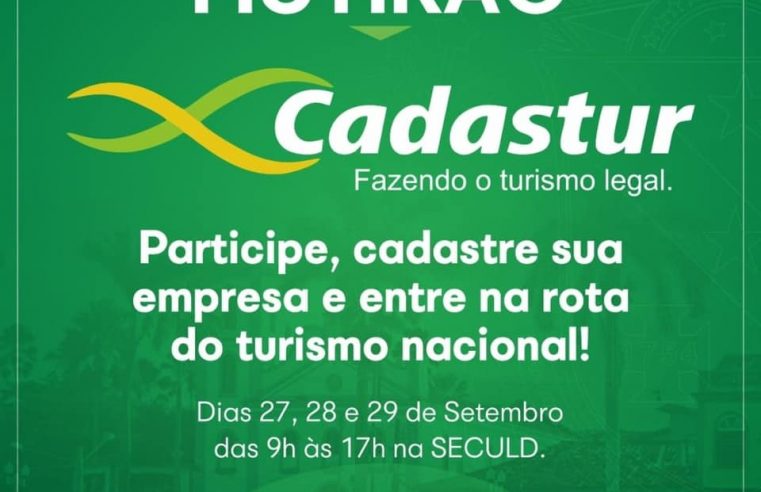 Mutirão de cadastro de bares, restaurantes e similares no CADASTUR.
