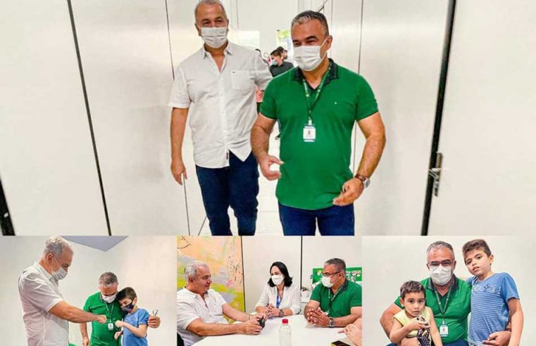 Prefeitura de Bragança recebe o deputado federal Eduardo Costa.